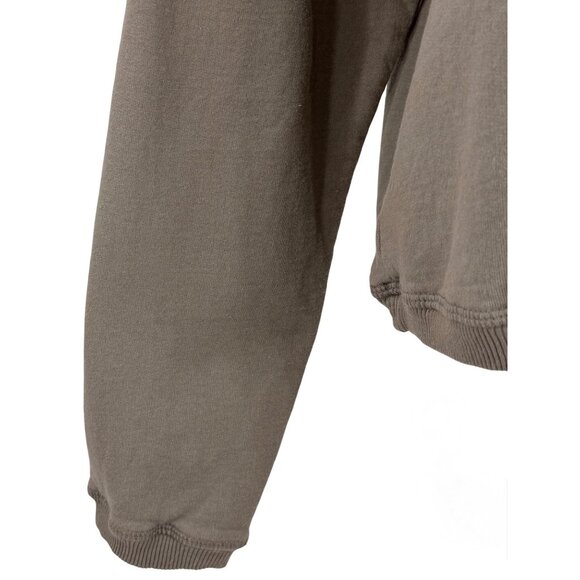 VTG Y2K NWT Cropped Brown V-Neck Sweatshirt | Cottagecore Dark Academia Coquette - Picture 5 of 16